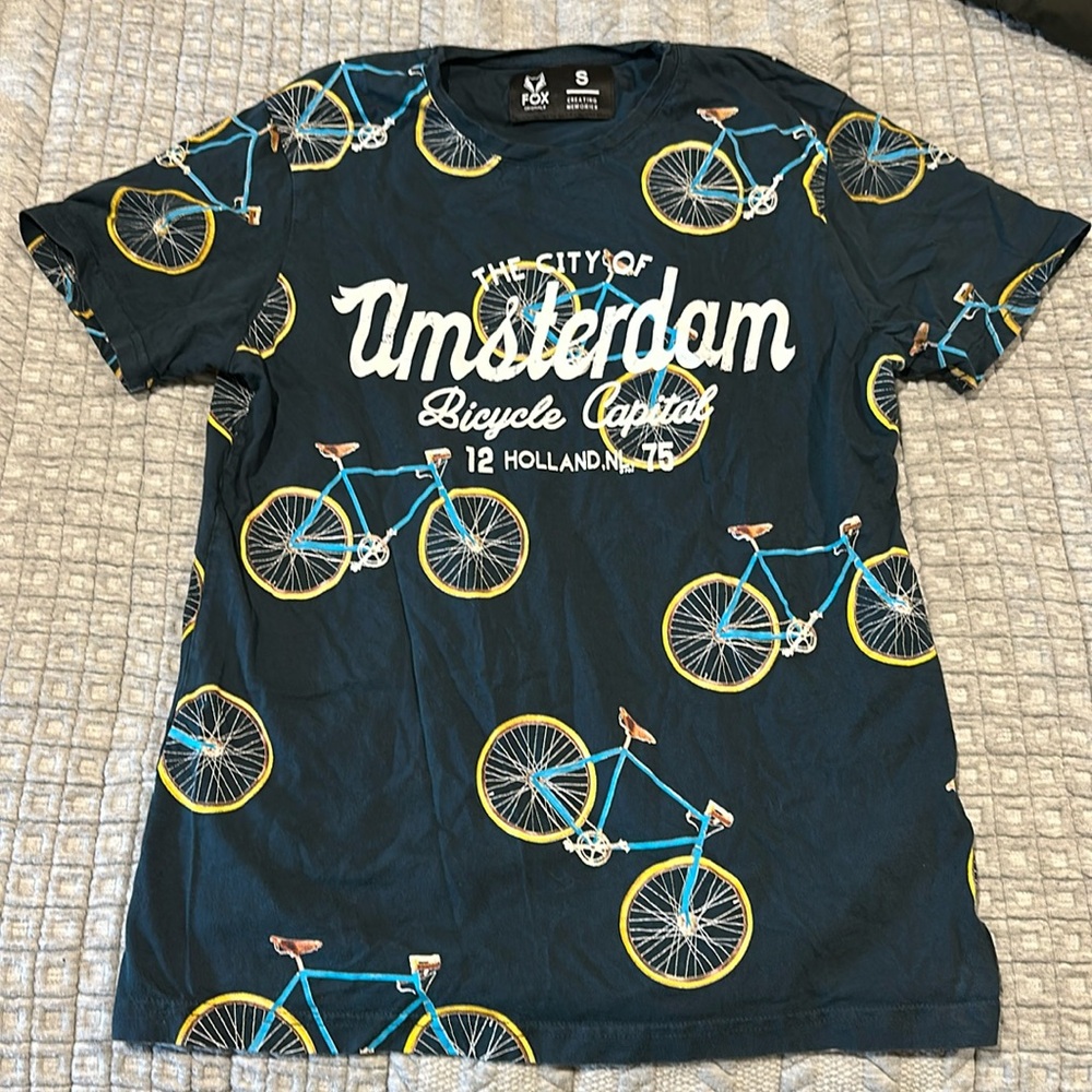 Amsterdam bicycle tee